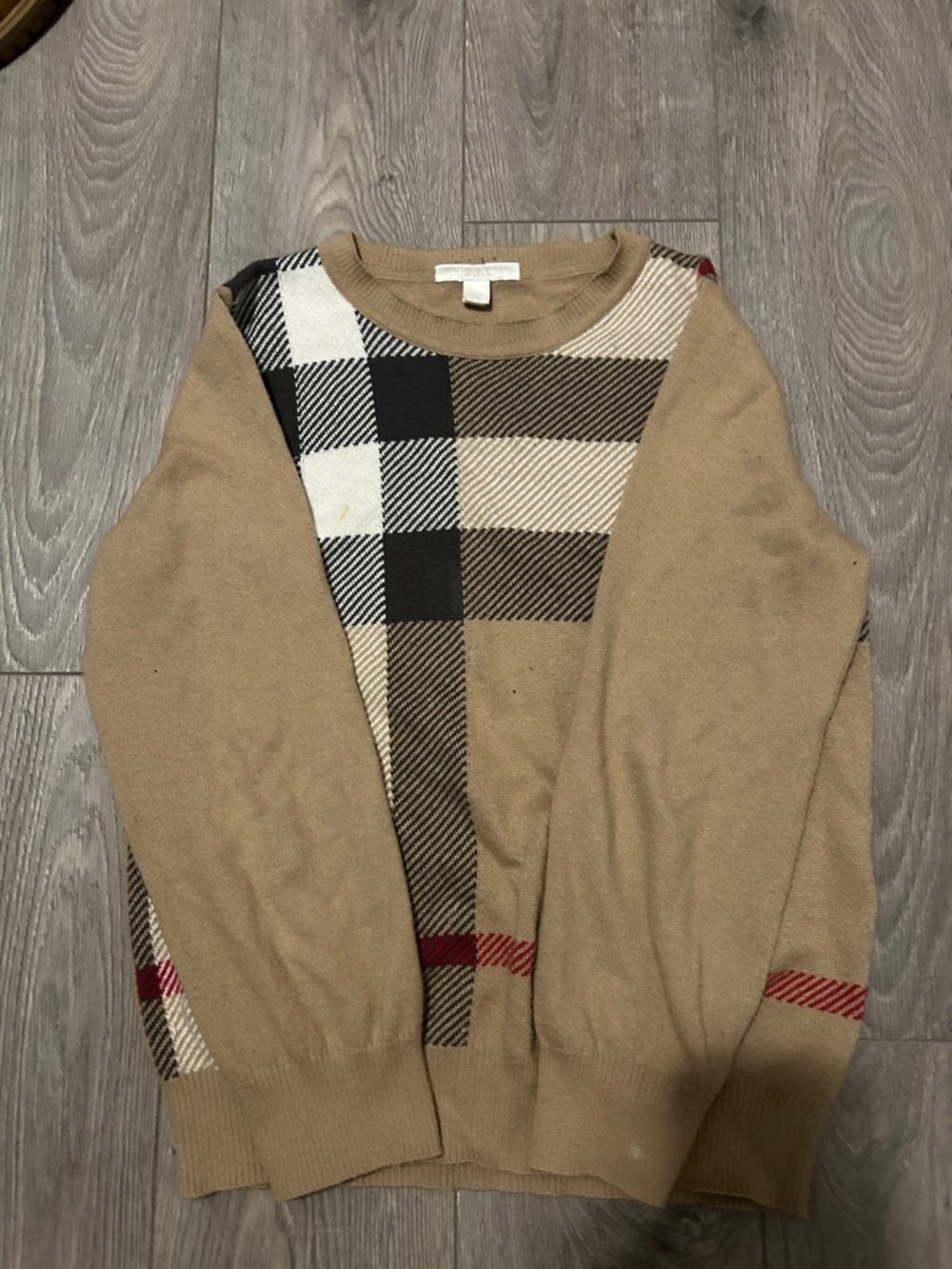 Burberry crew neck sweater kids size 8-10